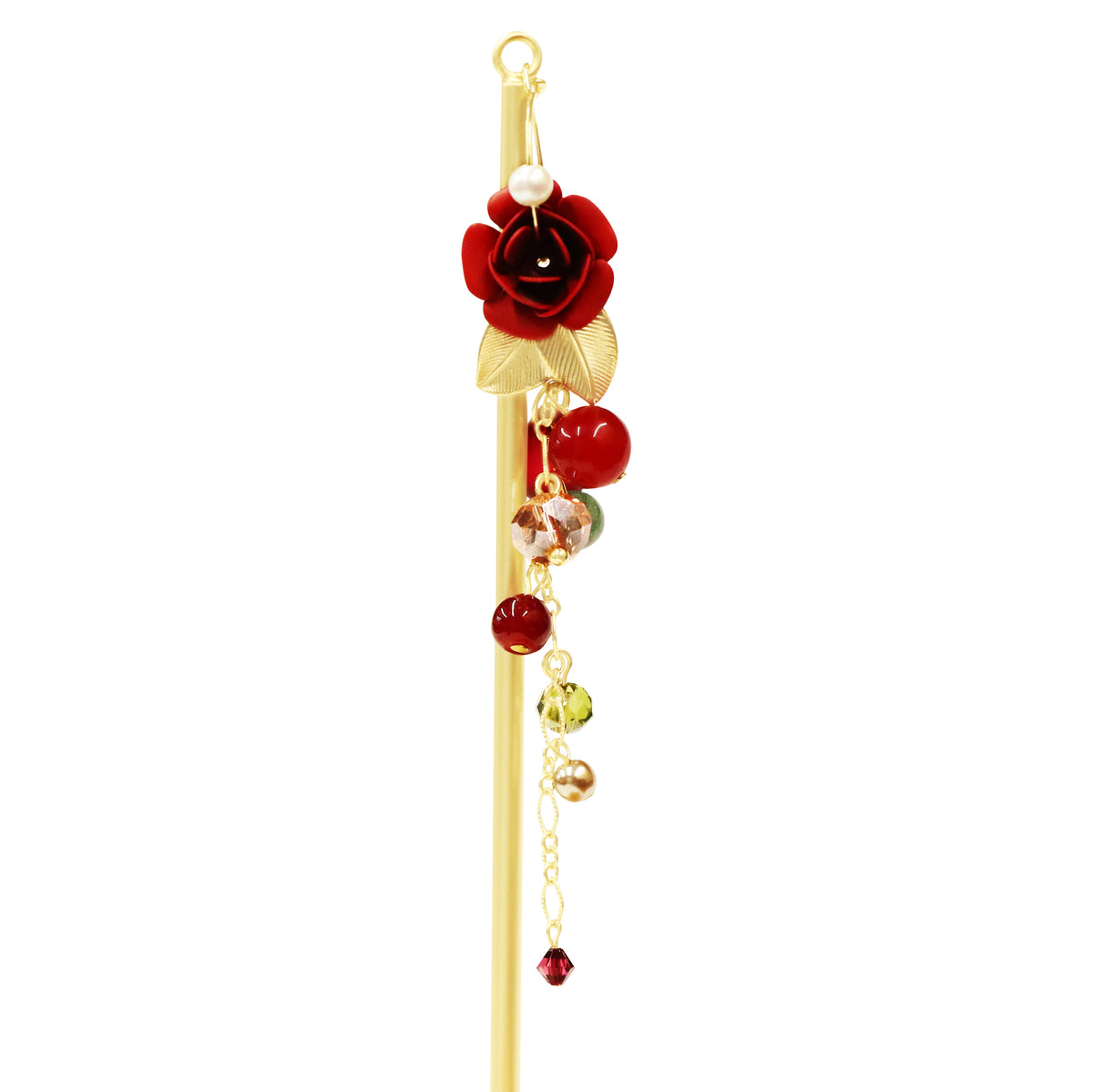 蒔絵シール 「舞妓はんの華かんざし 8月（朝顔）」ステッカー