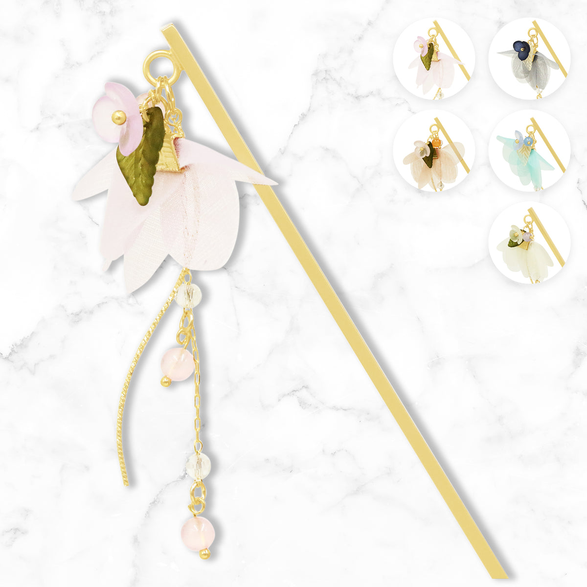 フローラ―本簪｜普段使いの簪・ヘアアクセサリーブランド［かんざし屋