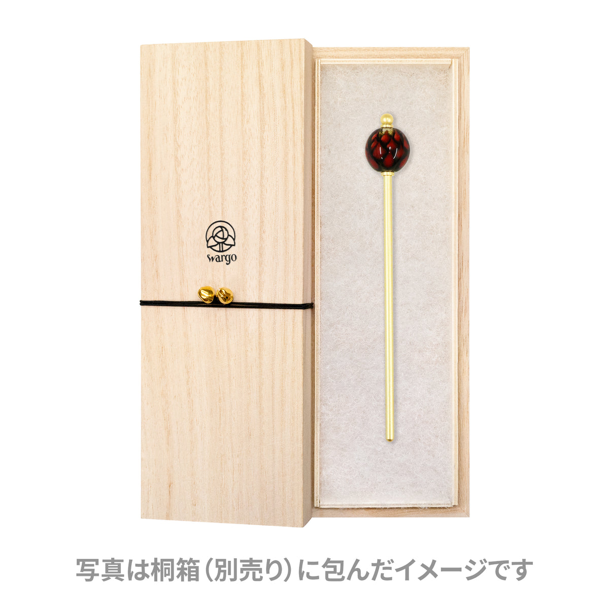 かんざし屋wargo「火縄銃一本簪＆雷火とんぼ玉簪」セット 雷火とんぼ玉｜普段使いの簪・ヘアアクセサリーブランド