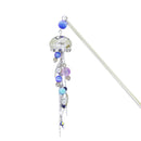 2025冬季限定簪　泡沫海月二連簪-銀/金(うたかたくらげにれんかんざし-ぎん/きん)