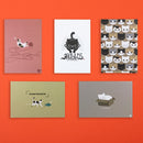 猫まっしぐらオリジナル特製ポストカード5枚セット‐壱