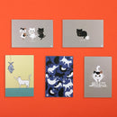 猫まっしぐらオリジナル特製ポストカード5枚セット‐弐