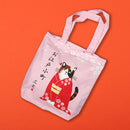 【猫まっしぐらセレクト】みやけさん 猫のA4トートバッグ-みやけこまち・内ポケット付き