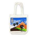 【猫まっしぐらセレクト】ネコマン 猫のA4トートバッグ-あかふじ