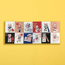 【猫まっしぐらセレクト】 猫の手ぬぐい-ことわざで猫