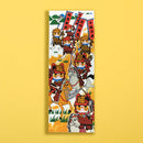 【猫まっしぐらセレクト】福猫シリーズ 猫の手ぬぐい-猫合戦