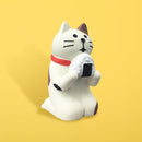 【猫まっしぐらセレクト】concombre 旅猫・猫の置物ミニ-おむすび 猫