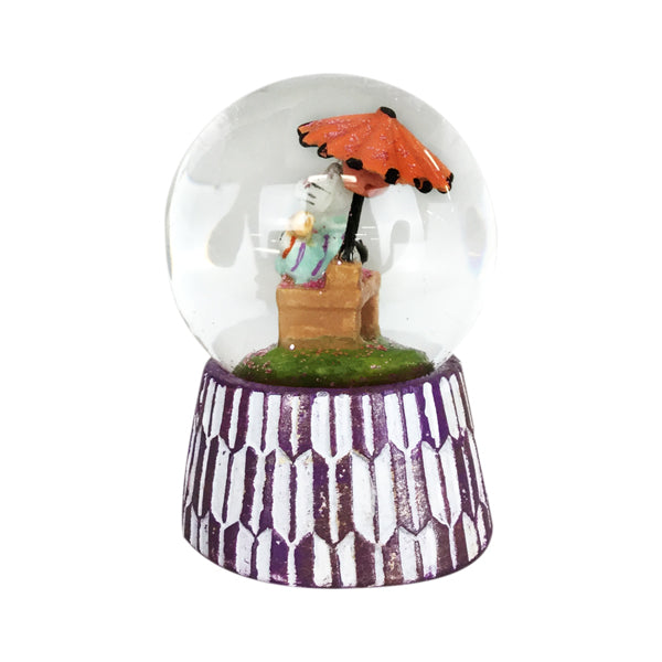 猫まっしぐらセレクト】洒落ねこ 猫のスノードーム-三味線|猫グッズ