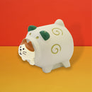 【猫まっしぐらセレクト】concombre 梅雨飾り・猫の置物ミニ-蚊遣りにゃんこ（こんこんぶる つゆかざり・ねこのおきものみに-かやりにゃんこ）