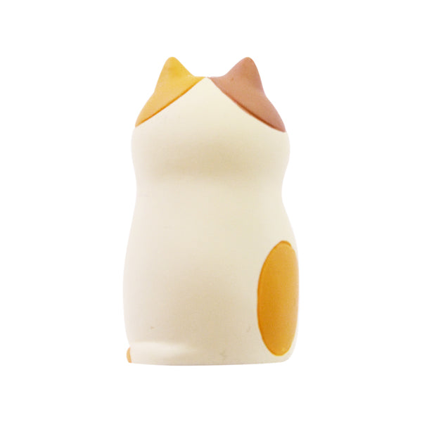 【猫まっしぐらセレクト】concombre 雪猫アイス店・猫の置物ミニ-アイス三毛猫（こんこんぶる ゆきねこあいすてん・ねこのおきものみに-あいすみけねこ）