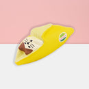 【猫まっしぐらセレクト】concombre フルーツパーラー・猫の置物ミニ-すやすやバナにゃんこ（こんこんぶる ふるーつぱーらー・ねこのおきものみに-すやすやばなにゃんこ）