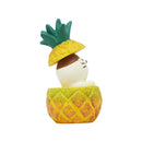 【猫まっしぐらセレクト】concombre フルーツパーラー・猫の置物ミニ-パイニャップル（こんこんぶる ふるーつぱーらー・ねこのおきものみに-ぱいにゃっぷる）