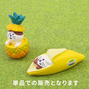 【猫まっしぐらセレクト】concombre フルーツパーラー・猫の置物ミニ-パイニャップル（こんこんぶる ふるーつぱーらー・ねこのおきものみに-ぱいにゃっぷる）