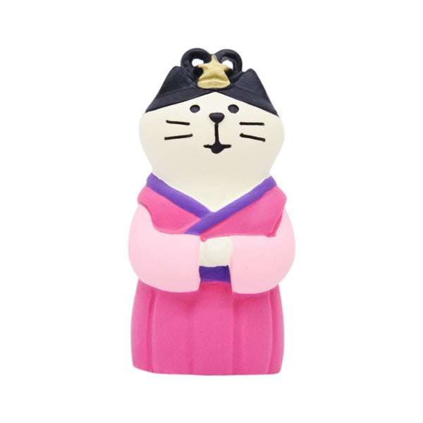 猫まっしぐらセレクト】concombre 七夕・猫の置物ミニ-織姫猫と