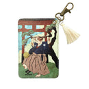 【猫まっしぐらセレクト】洒落ねこ 猫のパスケース-鳥居