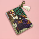 【猫まっしぐらセレクト】洒落ねこ 猫のパスケース-三味線