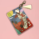 【猫まっしぐらセレクト】洒落ねこ 猫のパスケース-太鼓橋