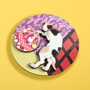 【猫まっしぐらセレクト】洒落ねこ 丸・猫のマグネット-手鞠