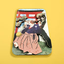 【猫まっしぐらセレクト】洒落ねこ 四角・猫のマグネット-鳥居