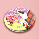 【猫まっしぐらセレクト】洒落ねこ 丸・猫のコンパクトミラー-手鞠