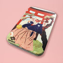 【猫まっしぐらセレクト】洒落ねこ 四角・猫のコンパクトミラー-鳥居