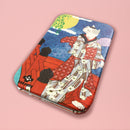 【猫まっしぐらセレクト】洒落ねこ 四角・猫のコンパクトミラー-太鼓橋