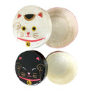 【猫まっしぐらセレクト】 日本の招福モチーフ・猫のカピスBOX-招き猫・2個セット