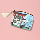 【猫まっしぐらセレクト】洒落ねこ 猫のミニポーチ-松