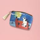 【猫まっしぐらセレクト】洒落ねこ 猫のミニポーチ-月
