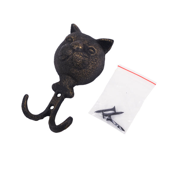 猫まっしぐらセレクト】アンティーク風 猫のアイアンフック