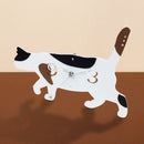 【猫まっしぐらセレクト】TS COLLECTION 猫の置時計-お散歩猫　三毛猫・1年間保証書付