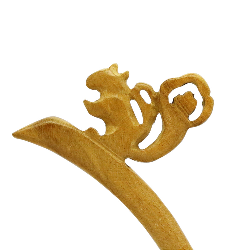 一本彫写絵一本簪‐洋栗鼠｜普段使いの簪・ヘアアクセサリーブランド