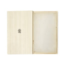 かんざし専用桐箱／扇型（かんざしせんようギフトボックス／おうぎがた）