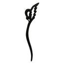 Ipponbori Utsushie Ippon Kanzashi - Tsuru (One-piece carved picture hairpin - crane)