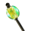 竜の目グリーンとんぼ玉簪(りゅうのめグリーントンボ玉かんざし)