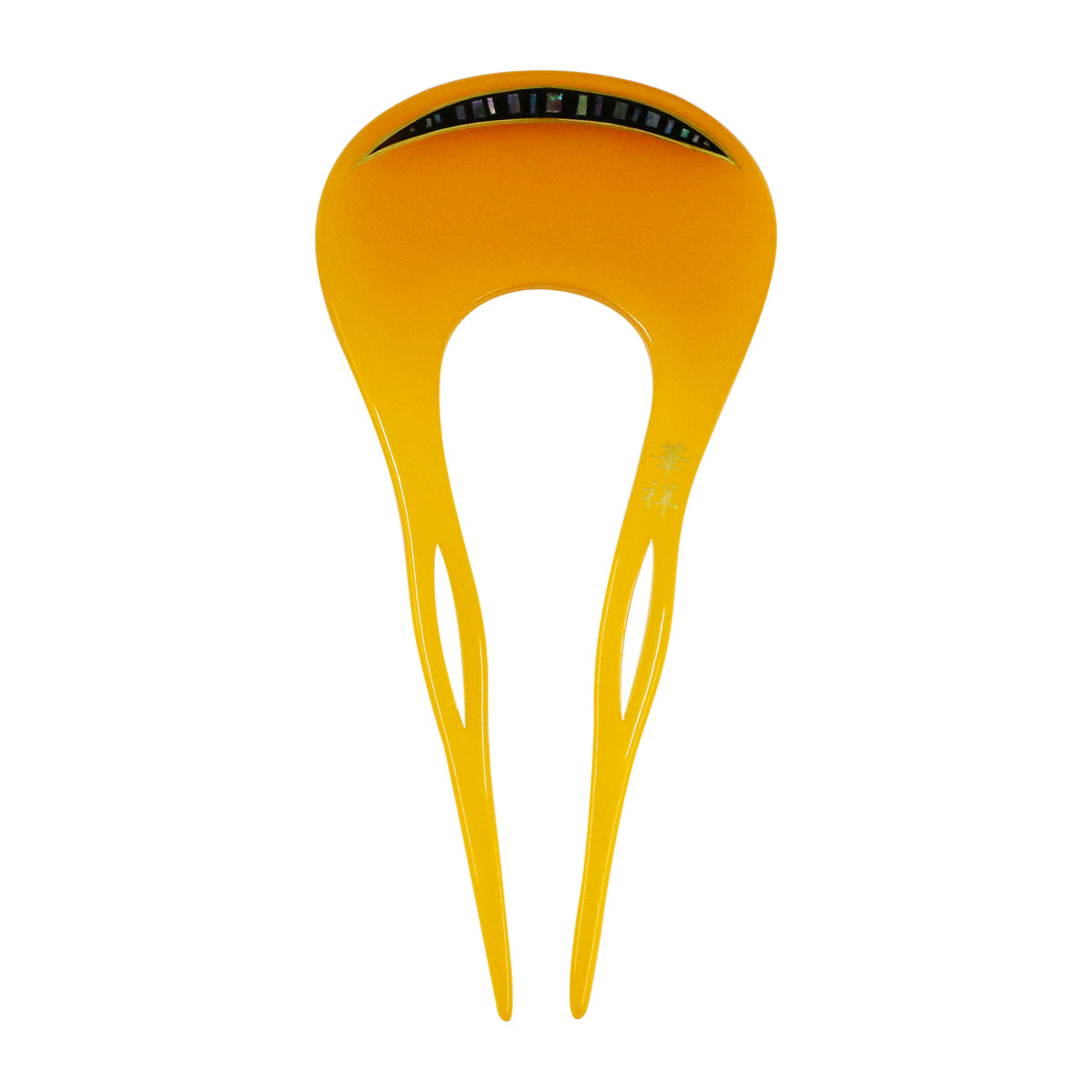 扇型簪-螺鈿べっ甲｜普段使いの簪・ヘアアクセサリーブランド