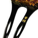 扇型簪-蒔絵牡丹(おうぎがたかんざし -まきえぼたん)