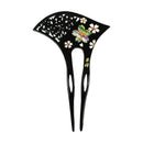 扇型簪-透かし桜(おうぎがたかんざし -すかしざくら)