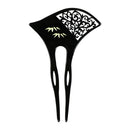 扇型簪-透かし梅花(おうぎがたかんざし -すかしばいか)