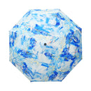 和柄テキスタイル 三つ折り畳み傘‐心象百景／雨のち晴れ(わがらてきすたいる みつ折りたたみ傘-しんしょうひゃっけい／あめのちはれ)