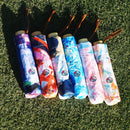 和柄テキスタイル 三つ折り畳み傘‐心象百景／雨のち晴れ(わがらてきすたいる みつ折りたたみ傘-しんしょうひゃっけい／あめのちはれ)