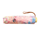 和柄テキスタイル 三つ折り畳み傘‐心象百景／朝露の期待(わがらてきすたいる みつ折りたたみ傘-しんしょうひゃっけい／あさつゆのきたい)