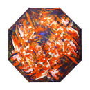 和柄テキスタイル 三つ折り畳み傘‐心象百景／明けない夜はない(わがらてきすたいる みつ折りたたみ傘-しんしょうひゃっけい／あけないよるはない)