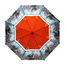 和柄テキスタイル 三つ折り畳み傘‐AWESOME JAPAN／GEISYA(わがらてきすたいる みつ折りたたみ傘-オーサム ジャパン／ゲイシャ)