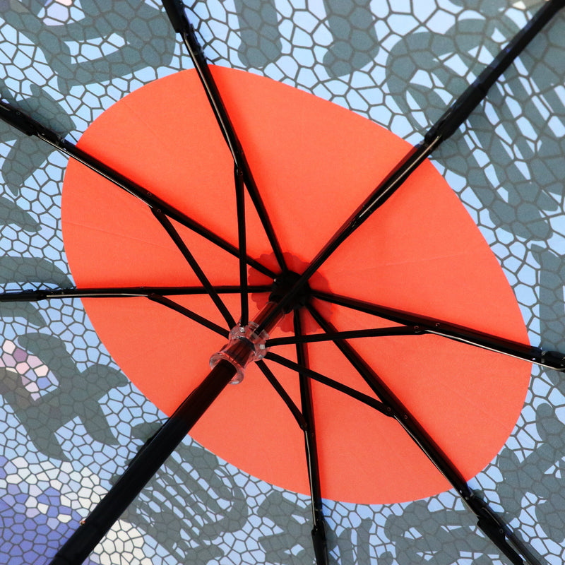 和柄テキスタイル 三つ折り畳み傘‐三つ折り畳み傘-AWESOME JAPAN-FUJIYAMA(わがらてきすたいる みつ折りたたみ傘-オーサム ジャパン-フジヤマ)