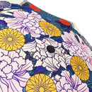 和柄テキスタイル 三つ折り畳み傘‐絢爛和皿／五彩(わがらてきすたいる みつ折りたたみ傘-けんらんわざら／ごさい)