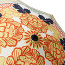 和柄テキスタイル 三つ折り畳み傘‐絢爛和皿／染錦(わがらてきすたいる みつ折りたたみ傘-けんらんわざら／そめにしき)