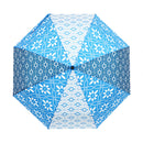 和柄ﾃｷｽﾀｲﾙ 三つ折り畳み傘 お手玉-青(わがらてきすたいる みつおりたたみかおてだま-あお-)