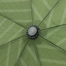 和柄ﾃｷｽﾀｲﾙ 三つ折り畳み傘 しめ縄-暗緑(わがらてきすたいる みつおりかさ しめなわ-あんりょく-)