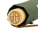 和柄ﾃｷｽﾀｲﾙ 三つ折り畳み傘 しめ縄-暗緑(わがらてきすたいる みつおりかさ しめなわ-あんりょく-)